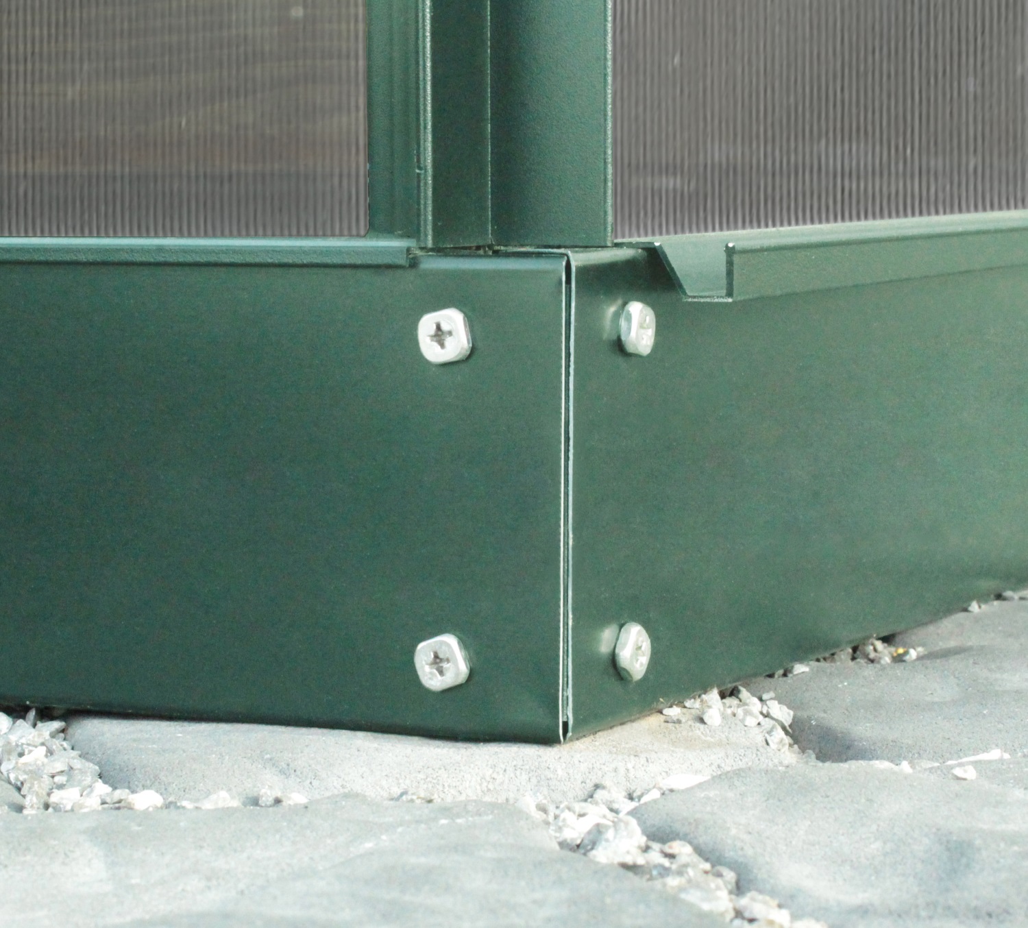 Vitavia Stahlfundament für Gewächshaus Calypso 3000, 12,5cm, smaragd